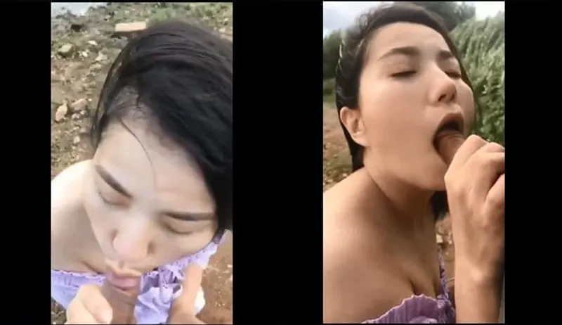 Người tình bj cho cô bạn gái bên bờ sông